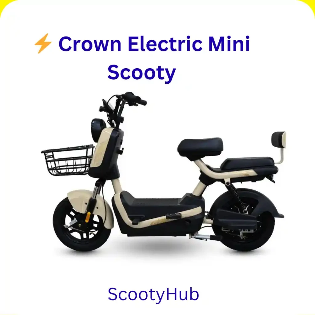 Crown electric mini scooty