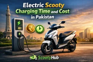Read more about the article Electric Scooty Charging Time and Cost in Pakistan — Complete 2026 Guide