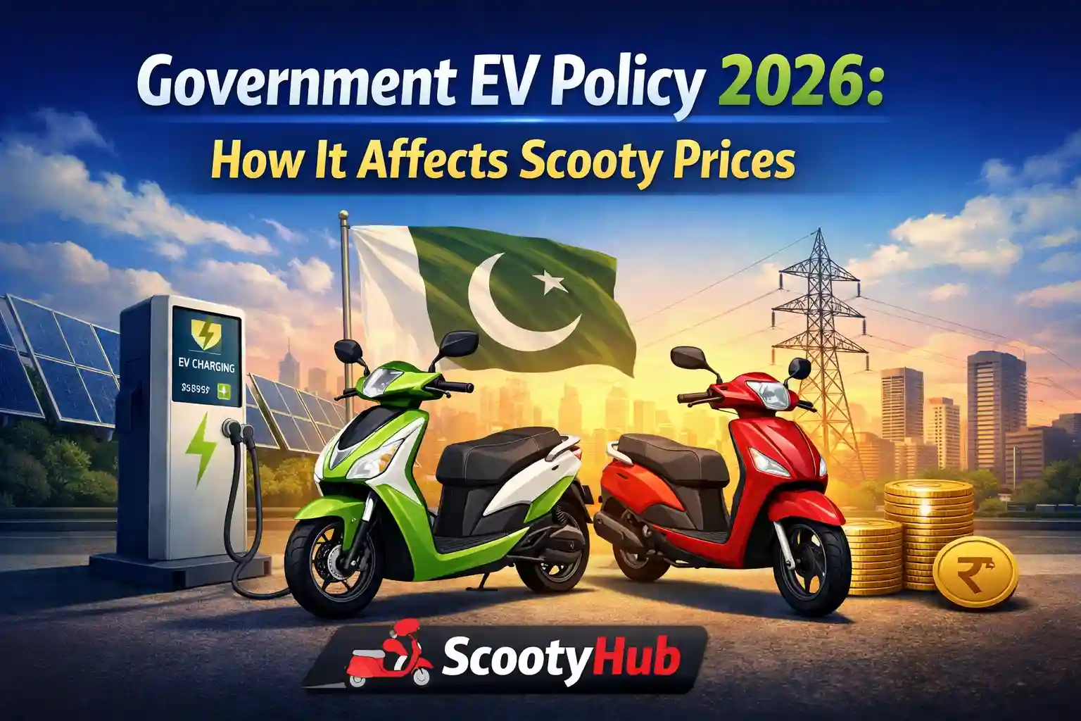 Read more about the article Government EV Policy 2026 – How It Affects Scooty Prices