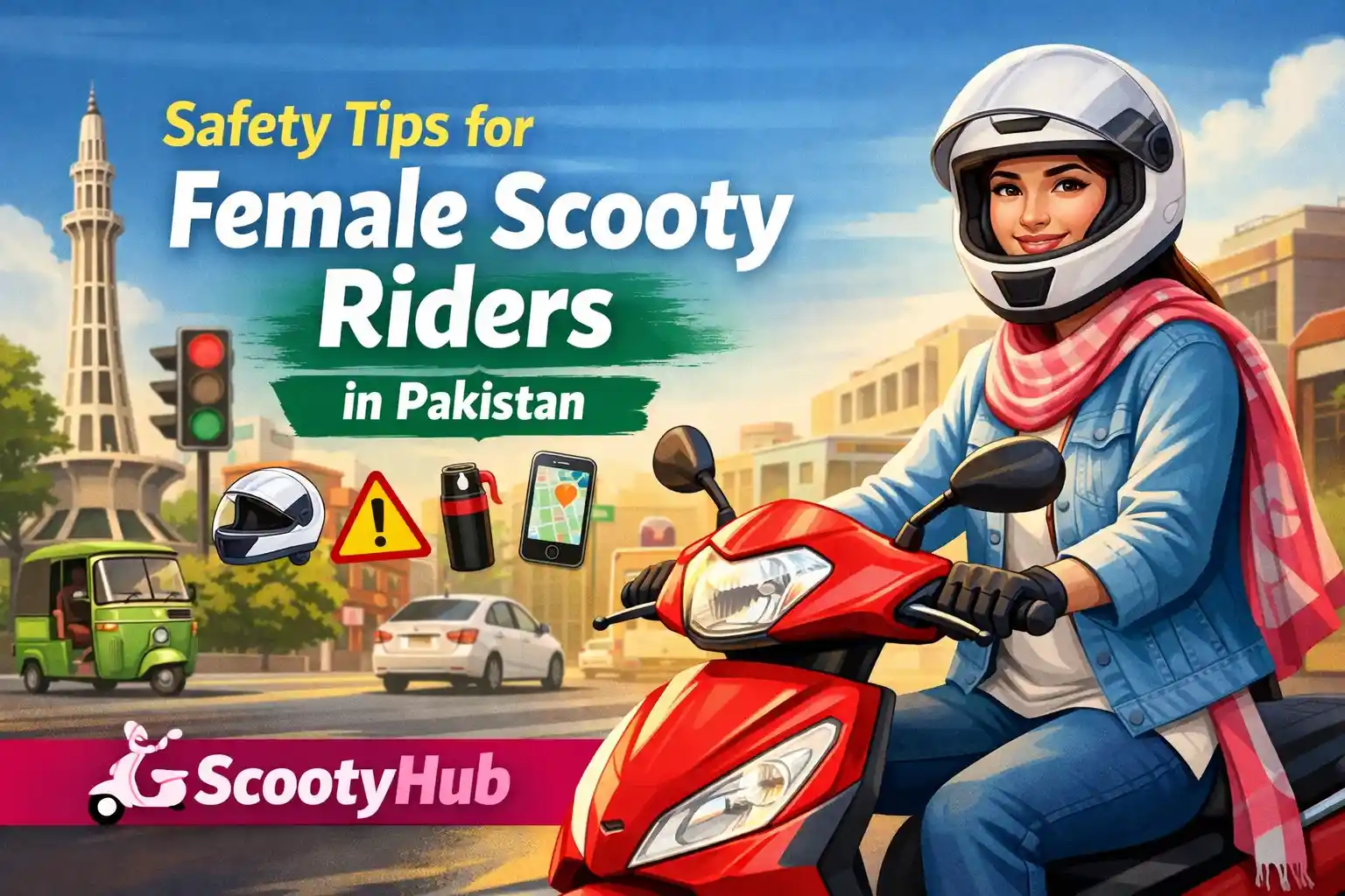 Read more about the article Safety Tips for Female Scooty Riders: A Complete Local Guide