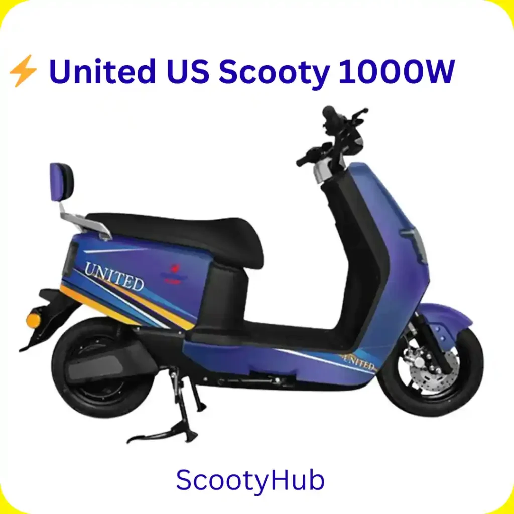 United US Scooty 1000W: Electric Scooty for Women