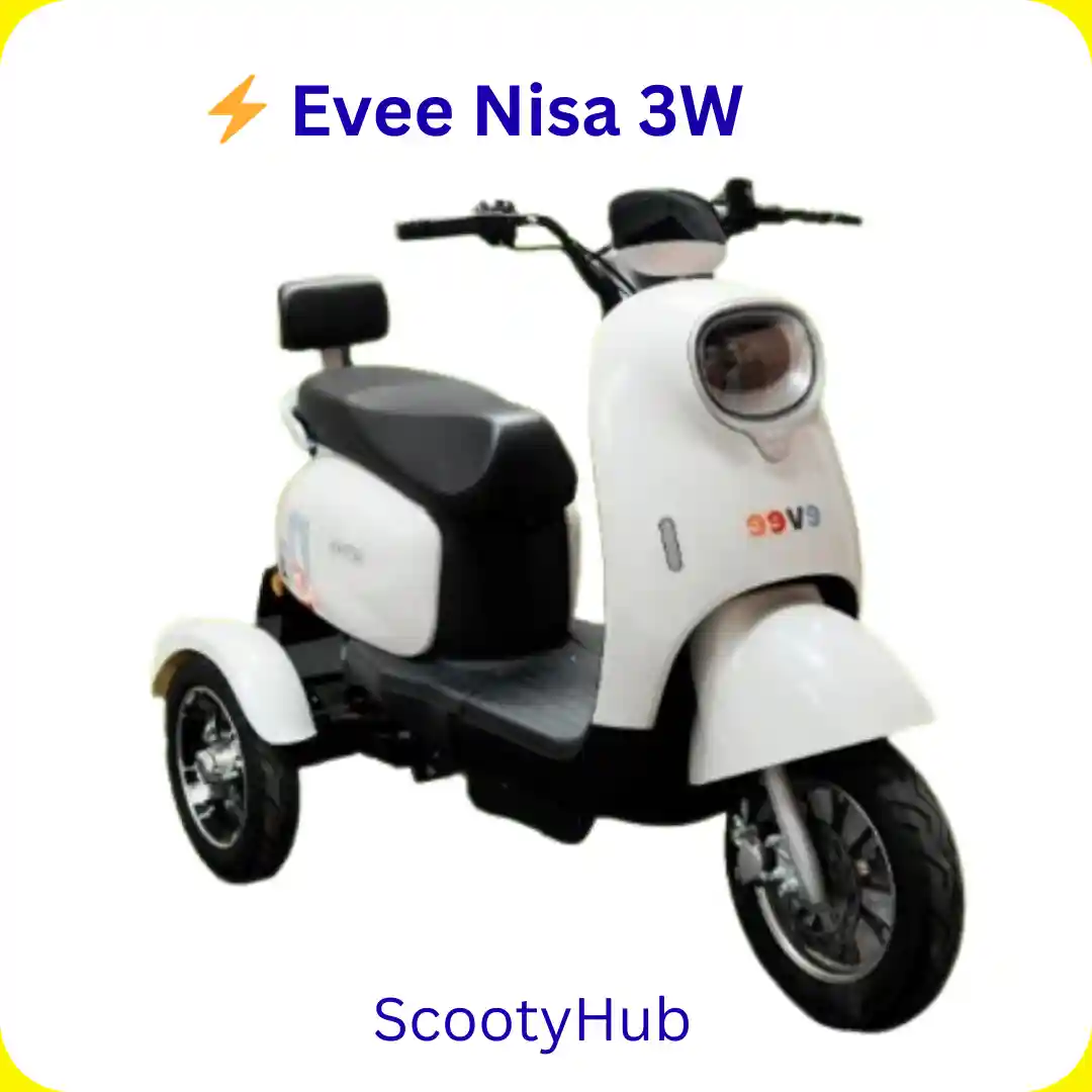 Read more about the article Evee Nisa 3W Electric Scooty in Pakistan – Price, Specifications, & Expert Review