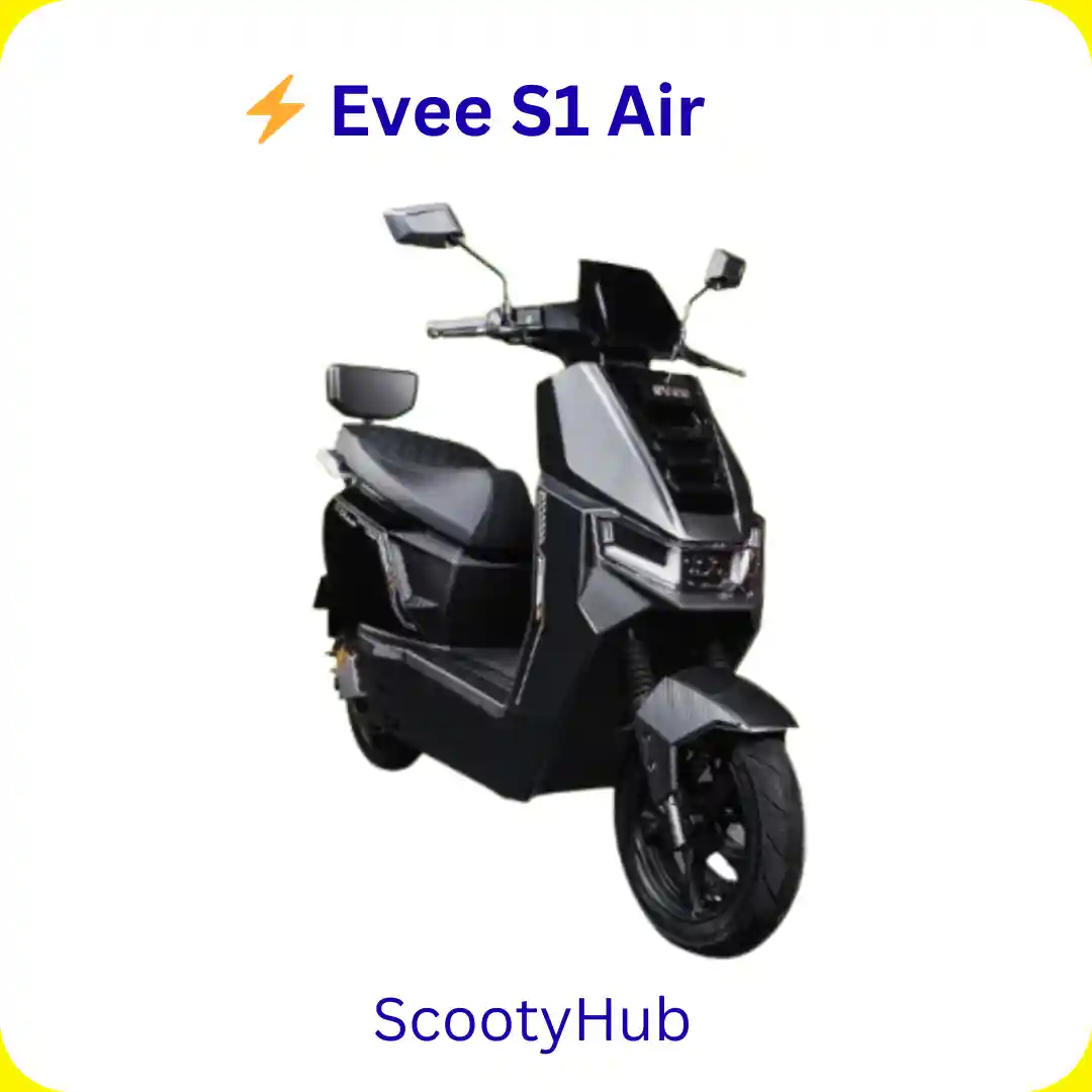 Read more about the article Evee S1 Air Electric Scooty – Specifications, Performance, & Buyer Information