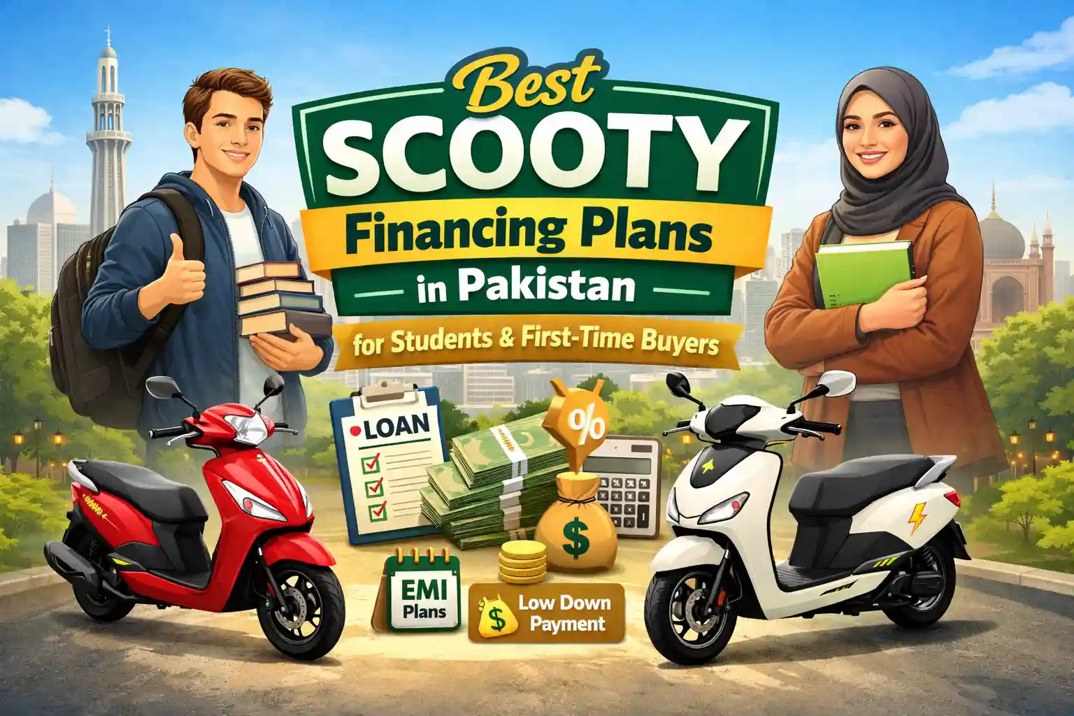 Read more about the article Best Scooty Financing Plans in Pakistan for Students & First-Time Buyers