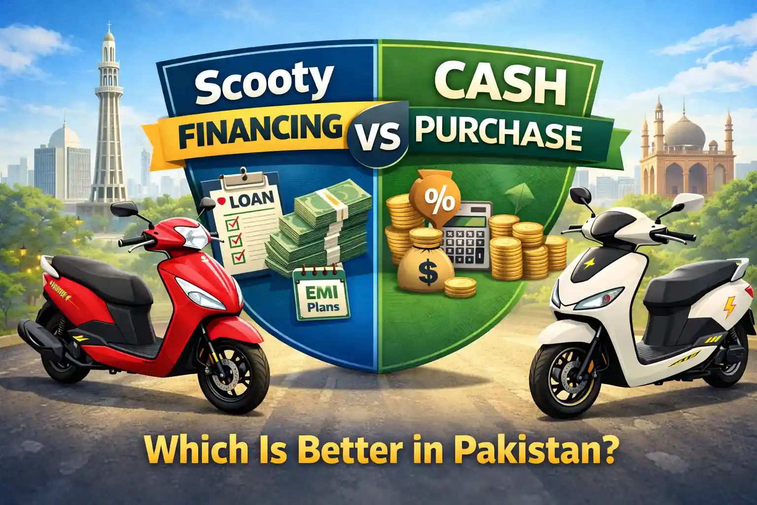 Read more about the article Scooty Financing vs Cash Purchase – Which Is Better in Pakistan?