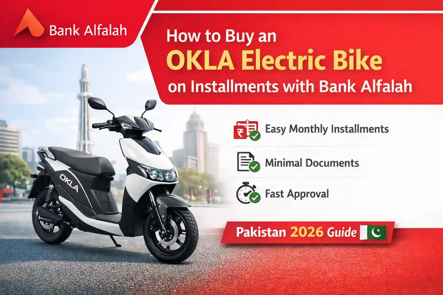 Read more about the article How to Buy an OKLA Electric Scooty on Installments with Bank Alfalah