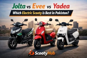 Read more about the article Jolta vs Evee vs Yadea: Which Electric Scooty Is Best