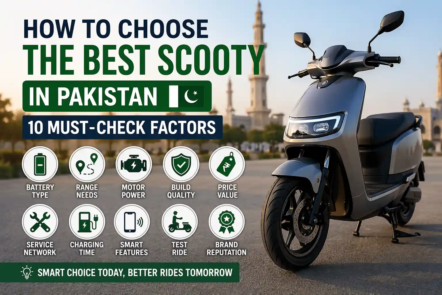 Read more about the article How to Choose the Best Scooty in Pakistan: 10 Must-Check Factors
